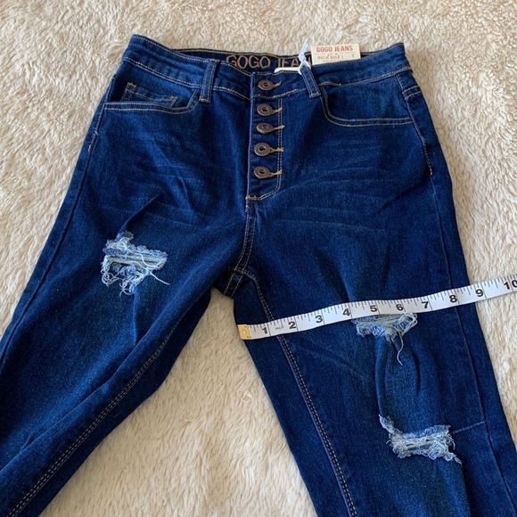 NWT High rise gogo jeans size 7 - Picture 13 of 16
